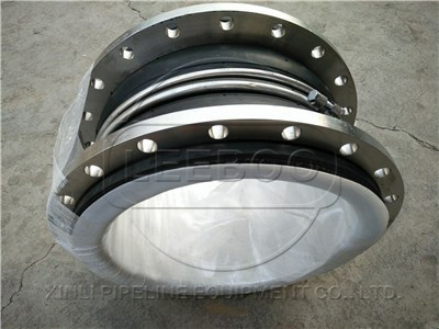 大口徑雙球體襯四氟<a href=http://www.kid2007.cn target=_blank class=infotextkey>橡膠軟接頭</a>